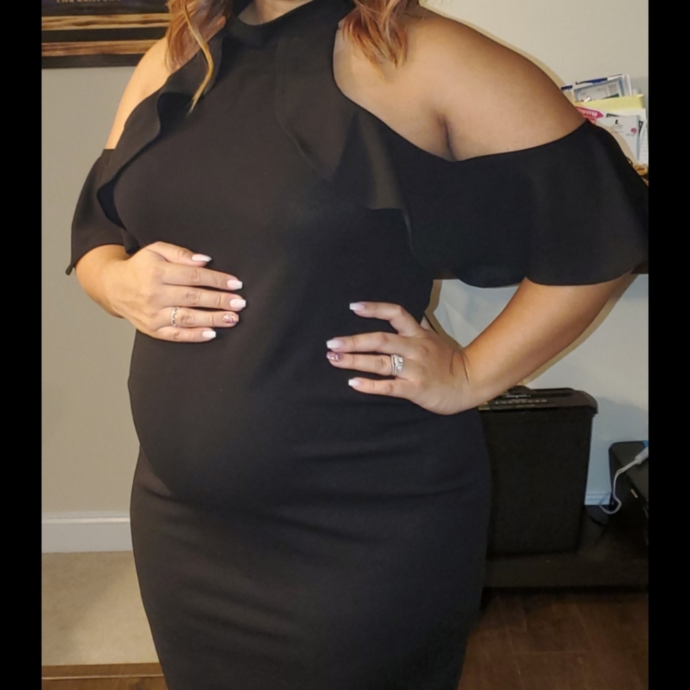 Pink Blush Maternity Dress